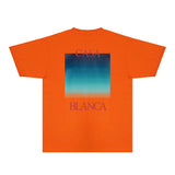 Casablanca T Shirts Fashion Print Street