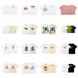 Wholesale gallery dept washed distressed short-sleeved american trendy retro skull printing couple wear looset
