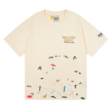 American gallery dep basic letter classic logo short-sleeved men