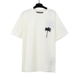 wholesale pa angel coconut tree flame letter logo graffiti paint short-sleeved t-shirt