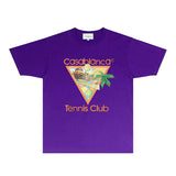 Casablanca T Shirts Fashion Print Street