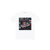 Wholesale export sup streetwear letter print 100% cotton t-shirt - relaxed fit, crew neck, short sleeve