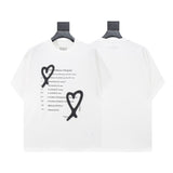 Mm series export wholesale margiela simple style digital four-corner mark couple short-sleeved t-shirtpure cotton high quality