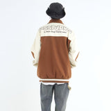 Unisex Baseball Jersey Spring and Autumn Lapel Baseball Jacket Jacket