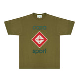 Casablanca T Shirts Fashion Print Street