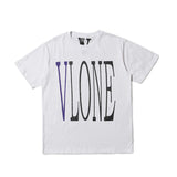 Wang yibo lne short-sleeved big v reflective hot diamond devil angel couple outfit loose