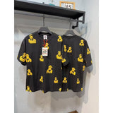 American asaali character print short sleeve t-shirt & trendy shorts set - summer collection