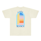 Casablanca T Shirts Fashion Print Street
