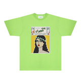 Casablanca T Shirts Fashion Print Street