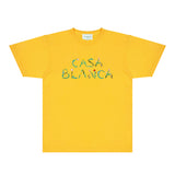 Casablanca T Shirts Fashion Print Street