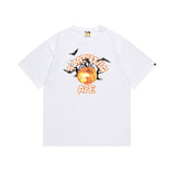 Cross-border wholesale summer classic ape camo lightning print cotton short sleeve t-shirt
