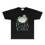 Casablanca T Shirts Fashion Print Street