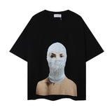 Cross-border foreign trade wholesale stranger things ins star pearl masked man mask couple loose short