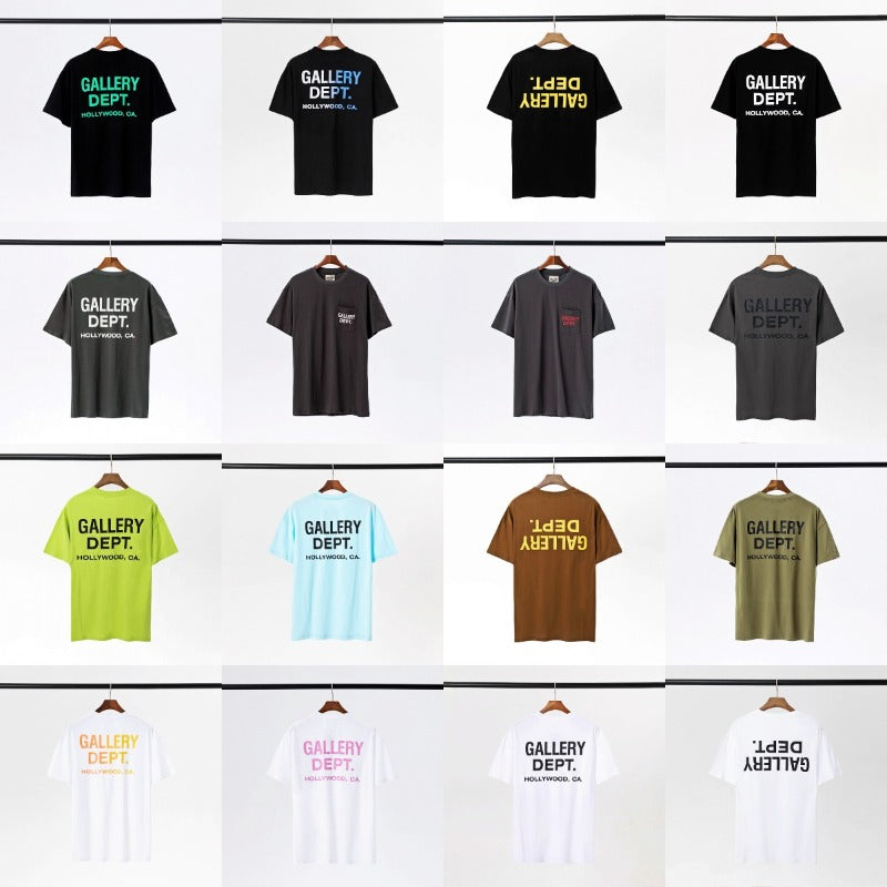 Gallerydept classic letter gradient print short-sleeve t-shirt - valentine's day edition