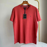 Tommy T Shirts Breathable and Comfortable Small Icon Embroidered T-shirt