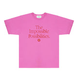 Casablanca T Shirts Fashion Print Street