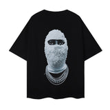 Cross-border foreign trade wholesale stranger things ins star pearl masked man mask couple loose short