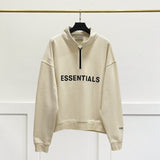 Fog Essentials Sweatshirt Half Cardigan Sweater