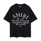 Wholesale foreign trade amir washed distressed tiger head number & letter logo short sleeve t-shirt