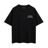 Wholesale foreign trade amir washed distressed tiger head number & letter logo short sleeve t-shirt
