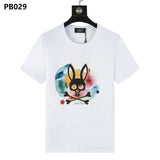 Psy wholesale american cho bunt-shirt colorful skull rabbit gradient letterprintingcouple short