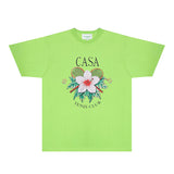 Casablanca T Shirts Fashion Print Street