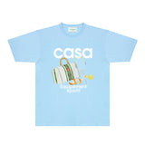 Casablanca T Shirts Fashion Print Street