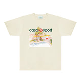 Casablanca T Shirts Fashion Print Street