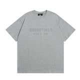 Fog season 8 essentials flocked print couple's relaxed fit crew neck short sleeve t-shirt