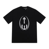 [heavy weight double yarn] trapstar stitching tiger head embroider gradient letter short-sleeved t-shirt