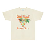 Casablanca T Shirts Fashion Print Street