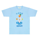 Casablanca T Shirts Fashion Print Street