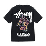Three-label short-sleeve summer men's relaxed fit high-quality t-shirt