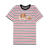 Correct version of pa beheaded bear short sleeve palm tree high street ins teddy bear shark love