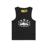 Wholesale crteiz basic devil's island printing sweatshirt american high street casual vest without