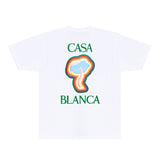 Casablanca T Shirts Fashion Print Street