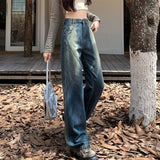 Unisex Jeans Maillard Vintage Wide Leg Jeans