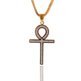 Jewelry Hip Hop Anhe Key Cross Pendant Egypt Pieces Jesus Pieces Royalty Ankh
