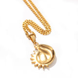 Jewelry Moon Sun Pendant Necklace