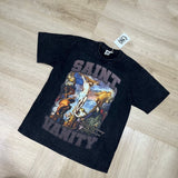 American saint t-shirt summer high street hip hop letterprinting short-sleeved t-shirt