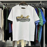Wholesale amri little angel crane peace bird digital gradient letter logo couple's short set