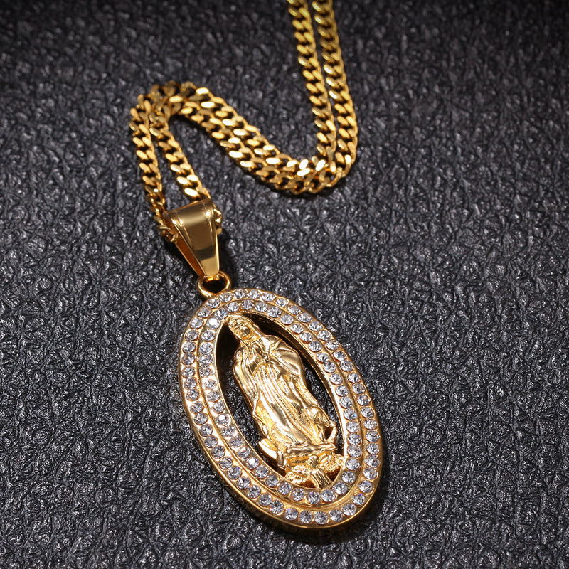 Jewelry Fashion Brick Pendant Necklace Egypt Pieces Far East Jesus Pieces Royalty