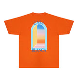 Casablanca T Shirts Fashion Print Street