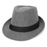 Walter White Fedora Autumn and Winter Woolen Hat Billycock Male Fedora Hat British Wild Gentleman