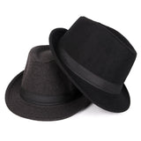 Walter White Fedora Autumn and Winter Woolen Hat Billycock Male Fedora Hat British Wild Gentleman