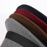 Walter White Fedora Autumn and Winter Woolen Hat Billycock Male Fedora Hat British Wild Gentleman
