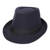 Walter White Fedora Autumn and Winter Woolen Hat Billycock Male Fedora Hat British Wild Gentleman