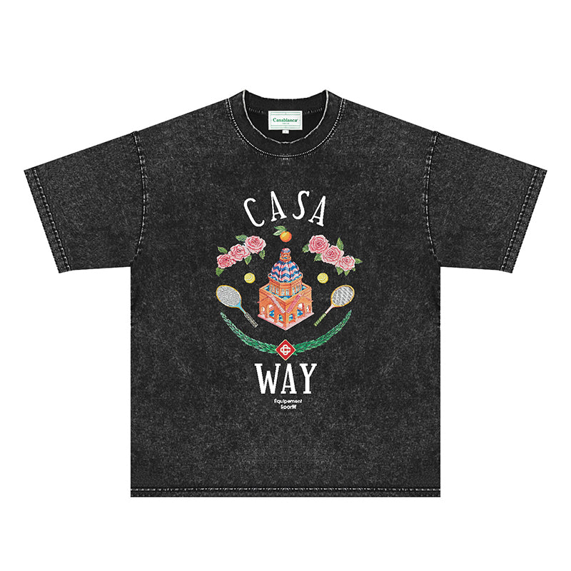 Casablanca Distressed T-Shirt