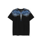 Marcelo classic phantom wings t-shirt - colorful feather lightning blade design - perfect for couples (mb short sleeve)