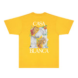 Casablanca T Shirts Fashion Print Street